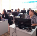 В Илийском филиале были проведены курсы углубленного изучения государственного языка работниками филиала.